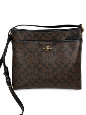 Coach Signature File Crossbody Bag #F58297